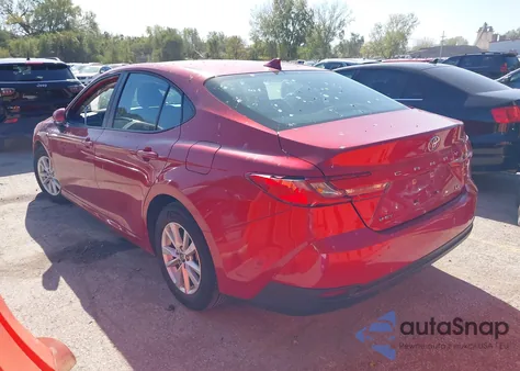 2025 Toyota Camry Le from USA, damaged, VIN 4T1DAACK8SU096999